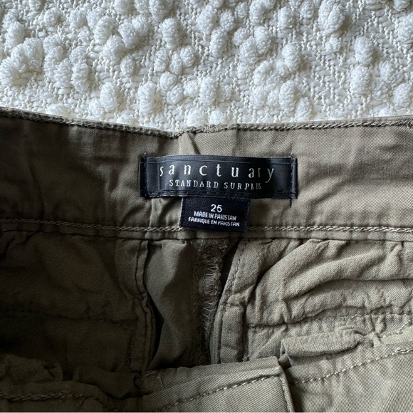 Sanctuary rebel cargo utility pant in hiker green - Picture 6 of 11